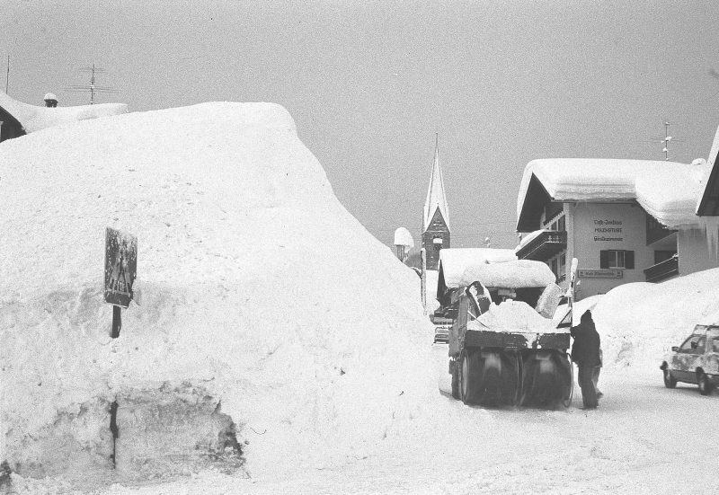 Winter 1981 in Mittelberg
